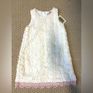 NWT Lilly Wicket girls cotton lace dress Sz 6